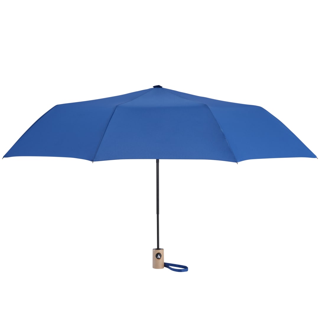 42" Recycled Folding Auto Open Umbrella - 5050-01 Blue