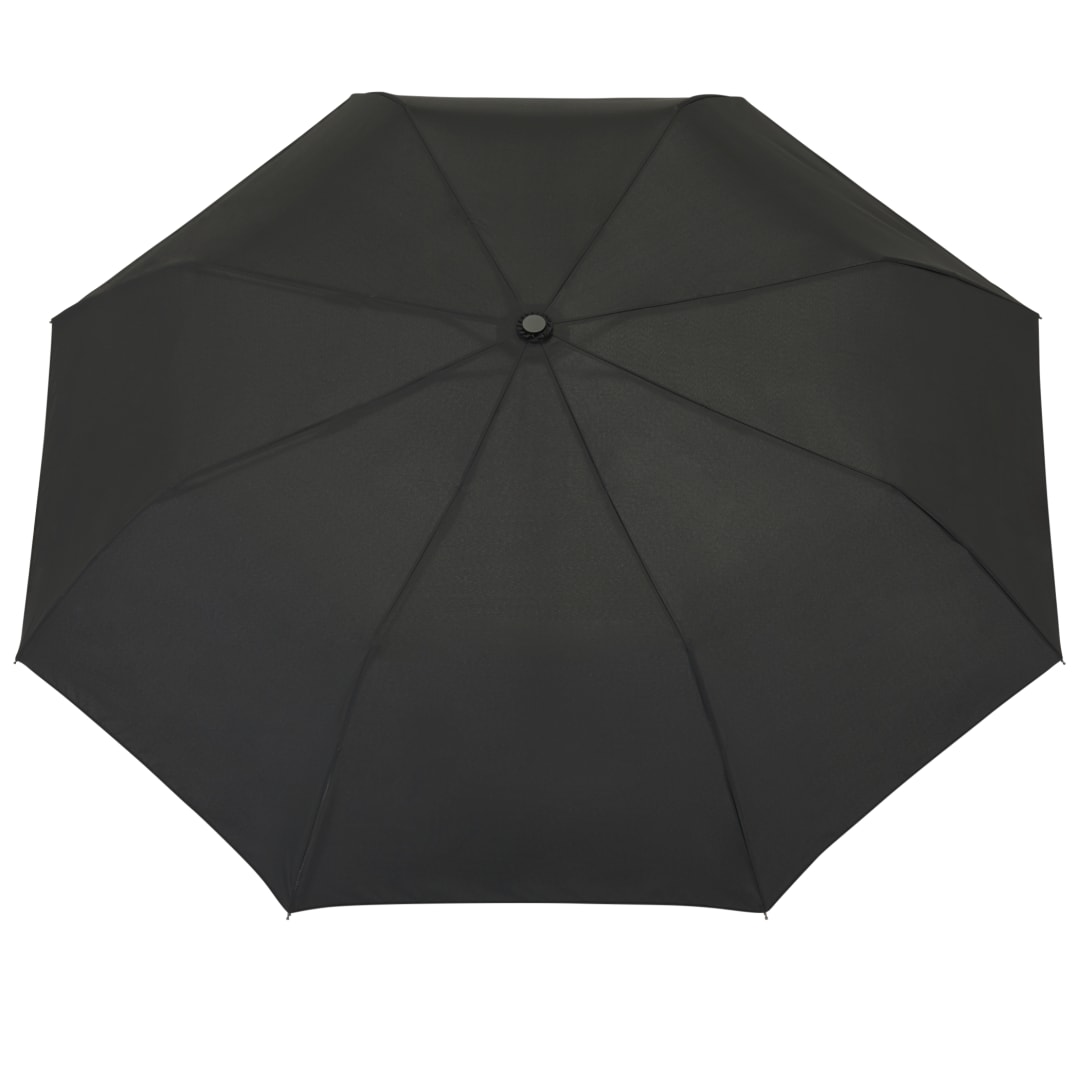 42" Recycled Folding Auto Open Umbrella - 5050-01 Black