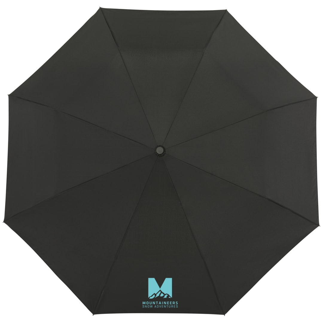 42" Recycled Folding Auto Open Umbrella - 5050-01 Black
