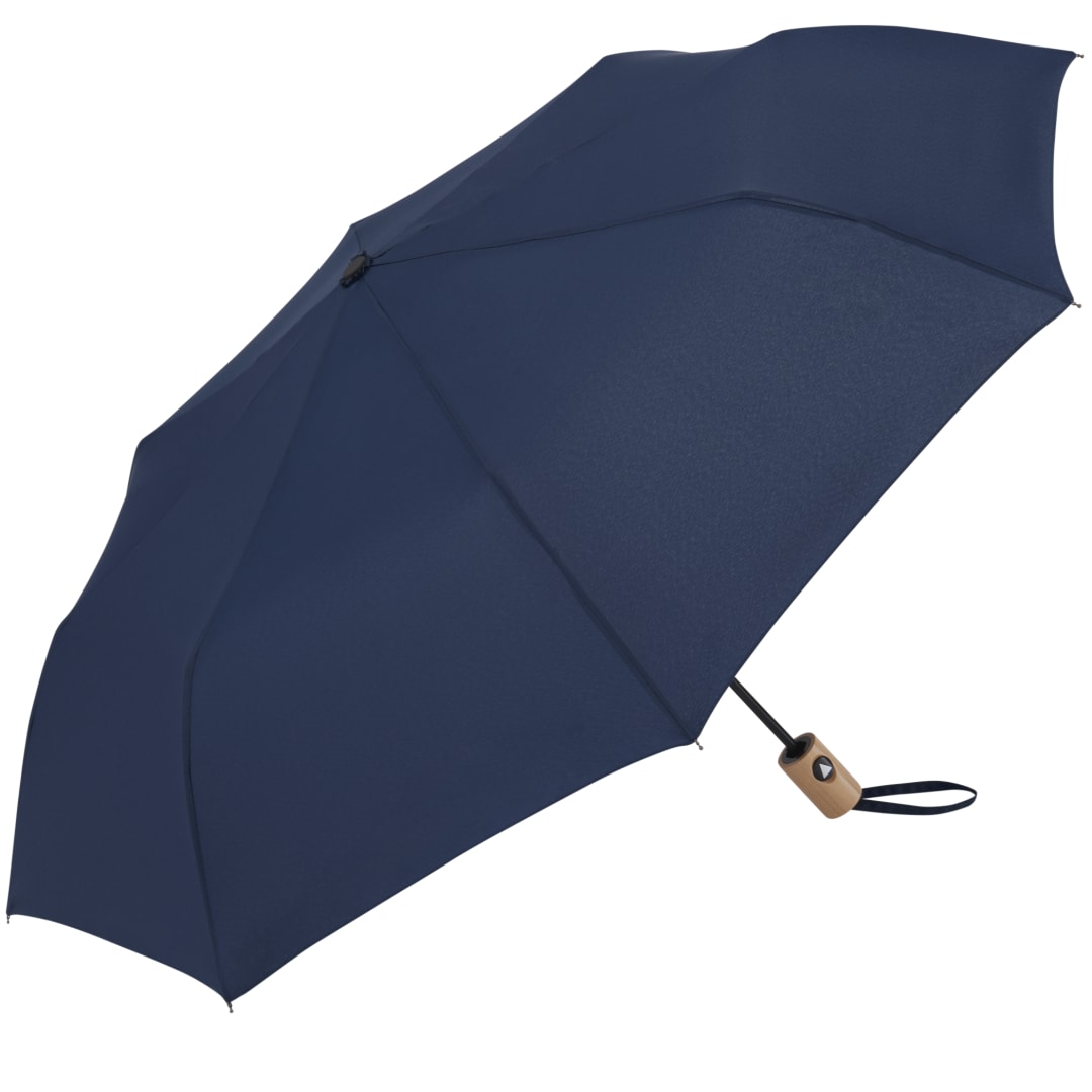 42" Recycled Folding Auto Open Umbrella - 5050-01 Blue