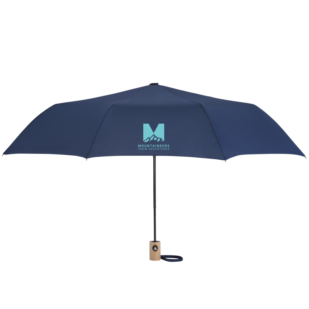 42" Recycled Folding Auto Open Umbrella - 5050-01 Blue