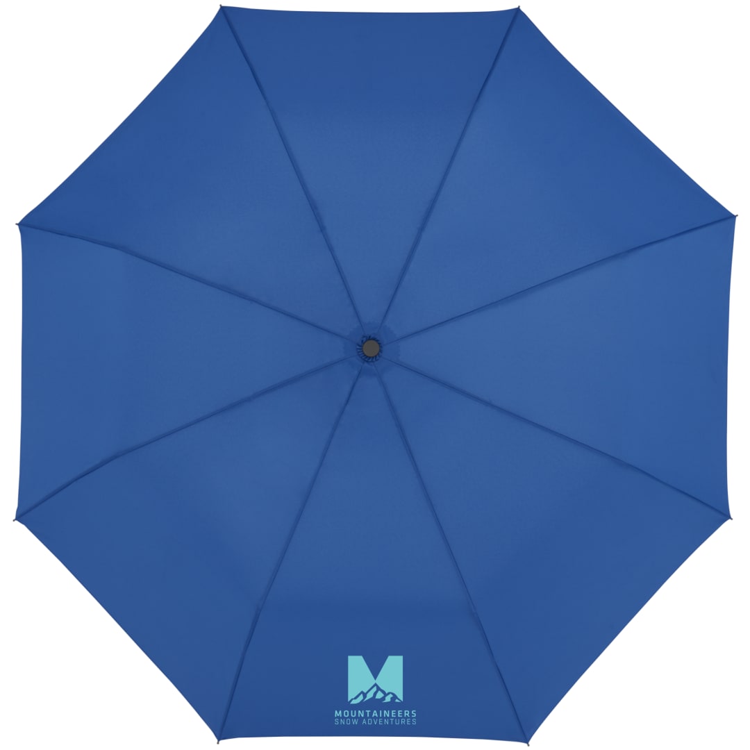 42" Recycled Folding Auto Open Umbrella - 5050-01 Blue