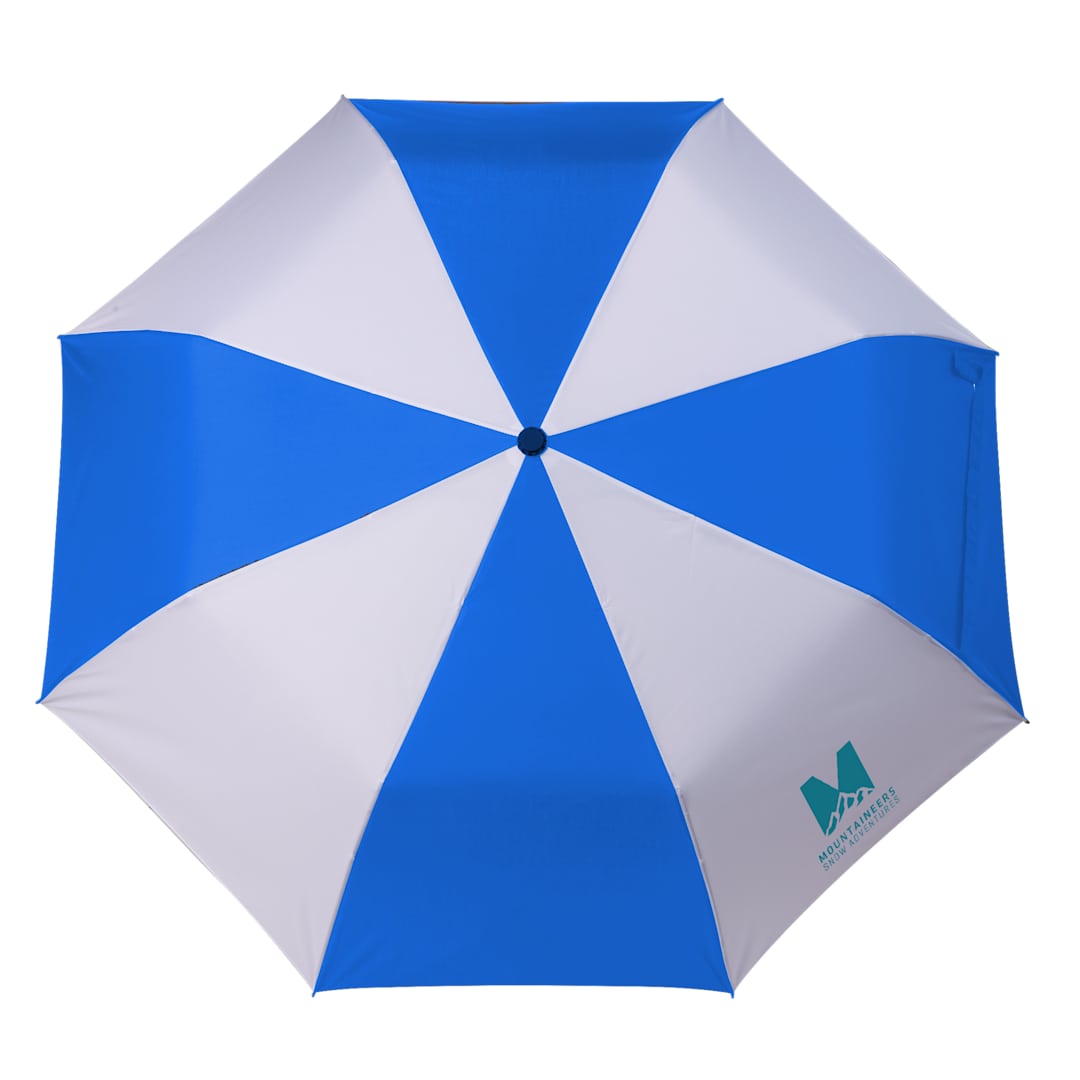 42" Recycled Folding Auto Open Umbrella - 5050-01 Blue