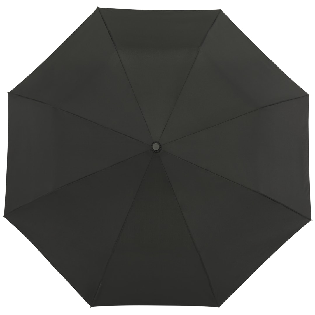 42" Recycled Folding Auto Open Umbrella - 5050-01 Black