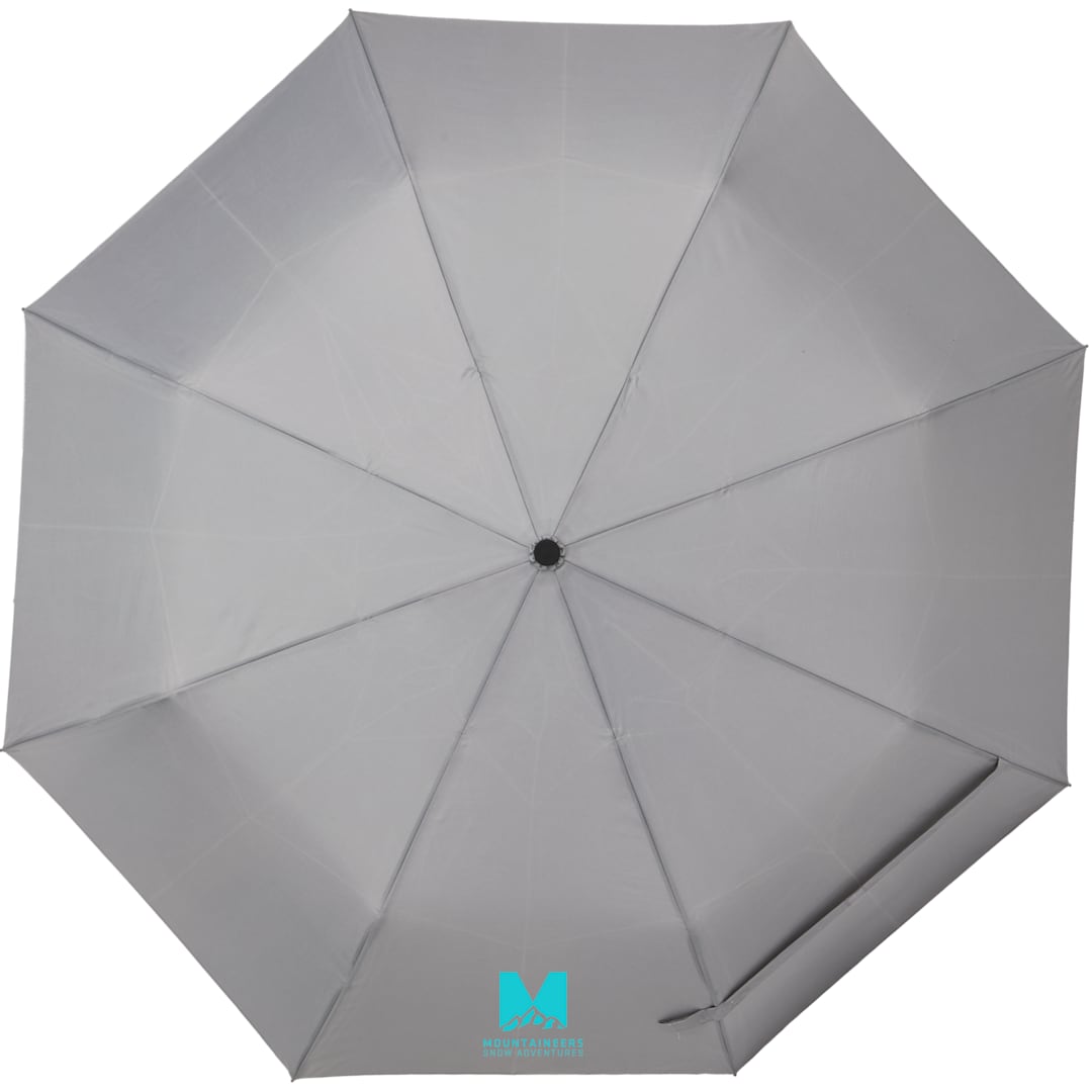 42" Recycled Folding Auto Open Umbrella - 5050-01 Gray