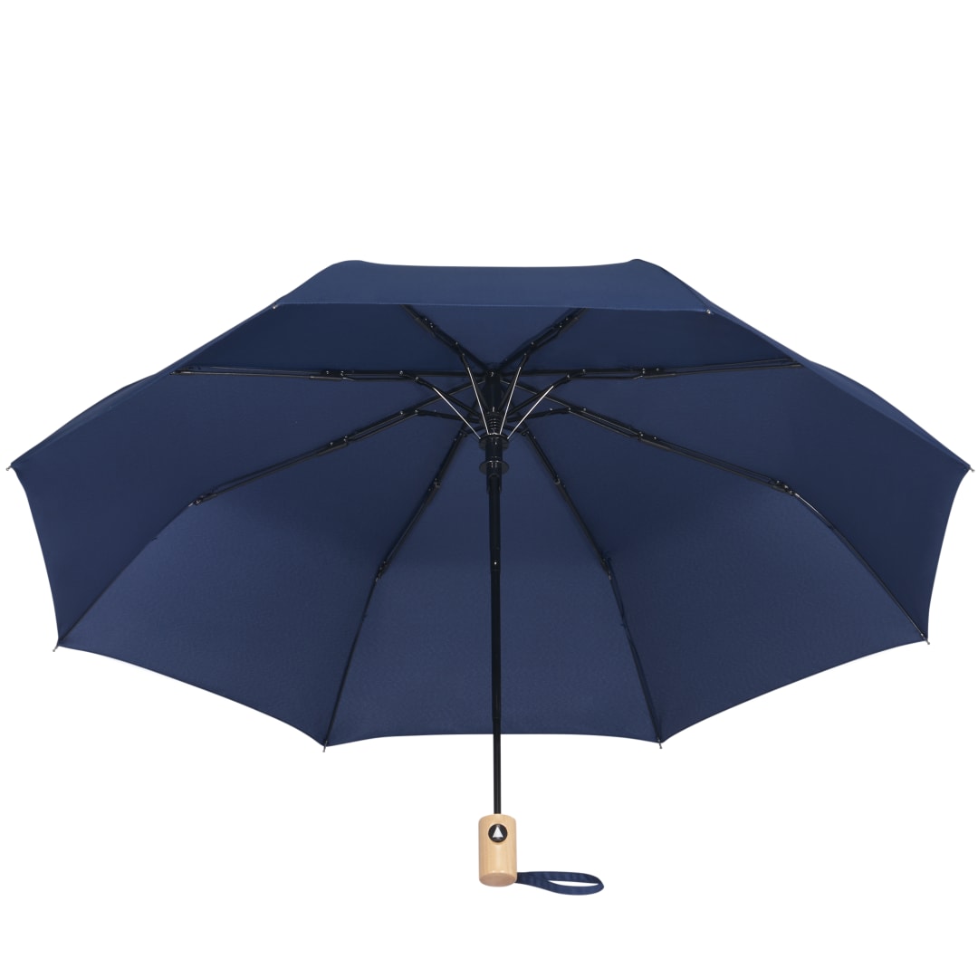 42" Recycled Folding Auto Open Umbrella - 5050-01 Blue