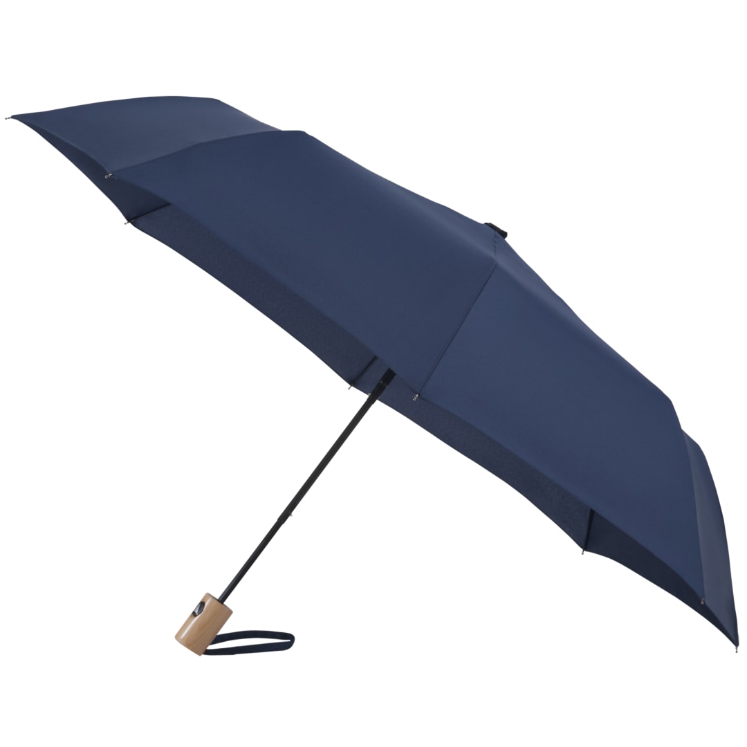 42" Recycled Folding Auto Open Umbrella - 5050-01 Blue