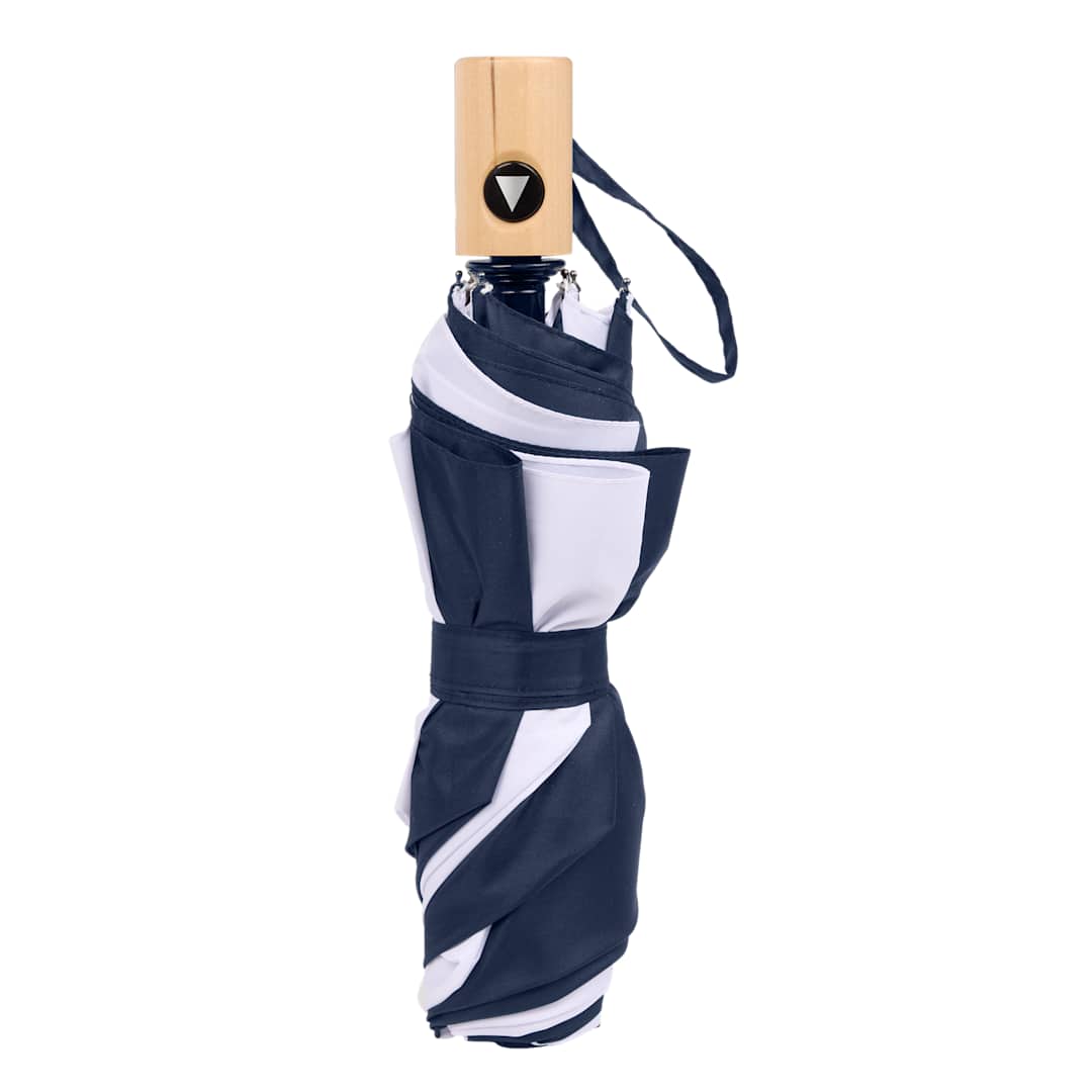 42" Recycled Folding Auto Open Umbrella - 5050-01 Blue