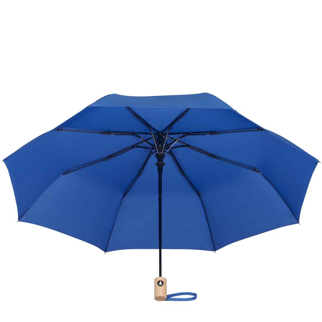 42" Recycled Folding Auto Open Umbrella - 5050-01 Blue