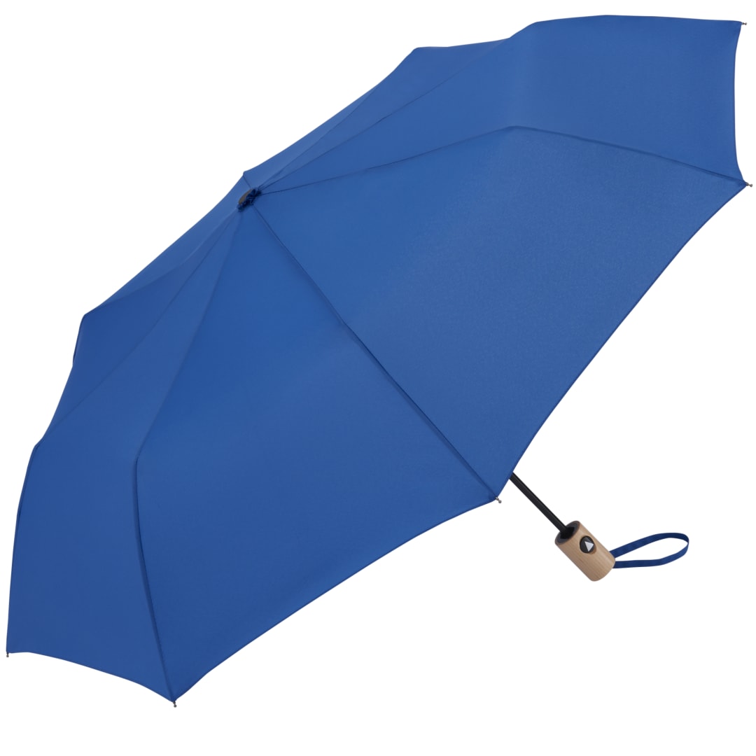 42" Recycled Folding Auto Open Umbrella - 5050-01 Blue
