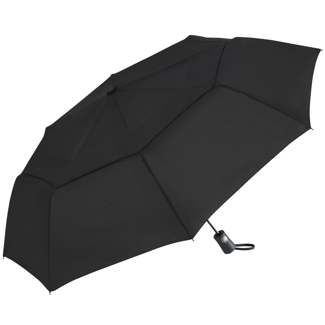 46" Recycled Auto Open Umbrella - 5050-02 Black