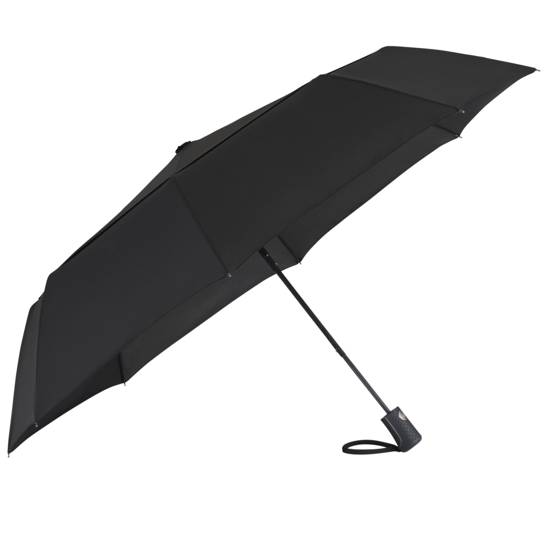 46" Recycled Auto Open Umbrella - 5050-02 Black