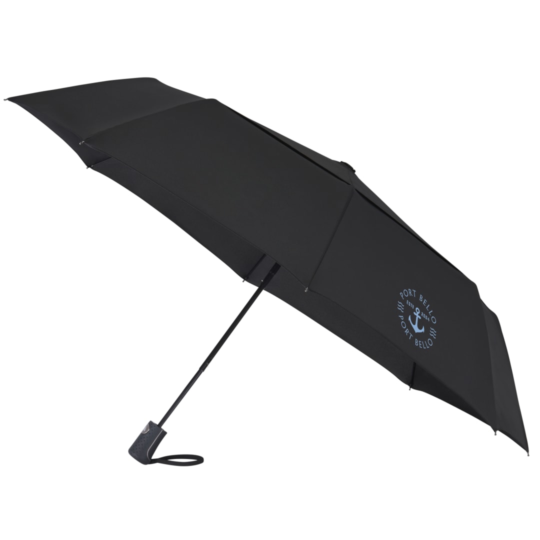 46" Recycled Auto Open Umbrella - 5050-02 Black