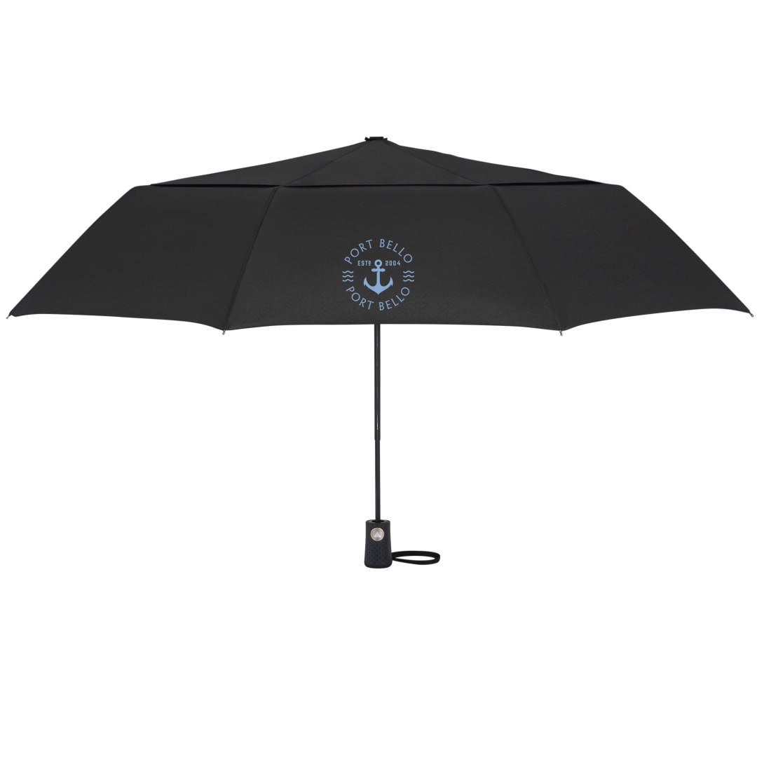 46" Recycled Auto Open Umbrella - 5050-02 Black