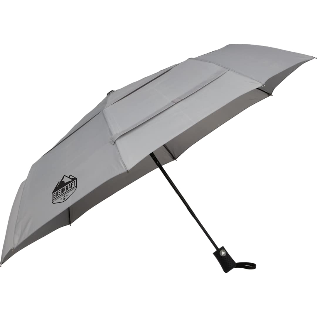 46" Recycled Auto Open Umbrella - 5050-02 Gray