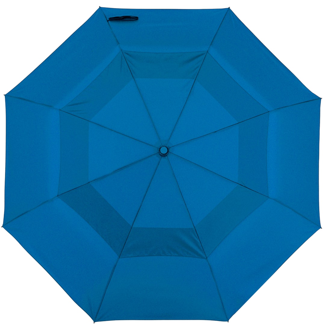 46" Recycled Auto Open Umbrella - 5050-02 Blue