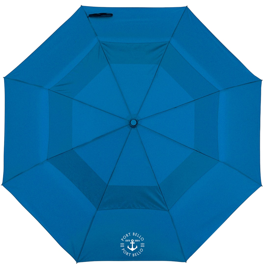 46" Recycled Auto Open Umbrella - 5050-02 Blue