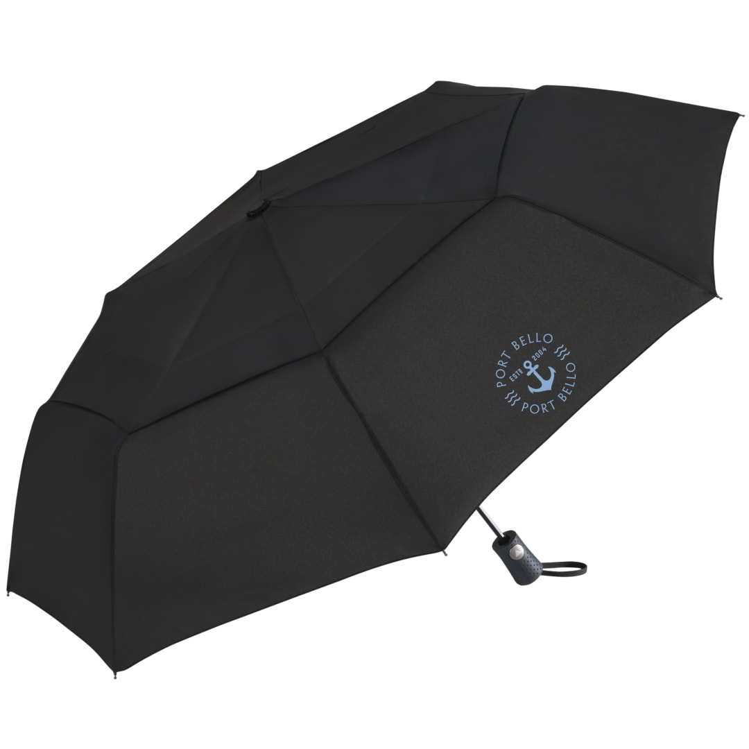 46" Recycled Auto Open Umbrella - 5050-02 Black