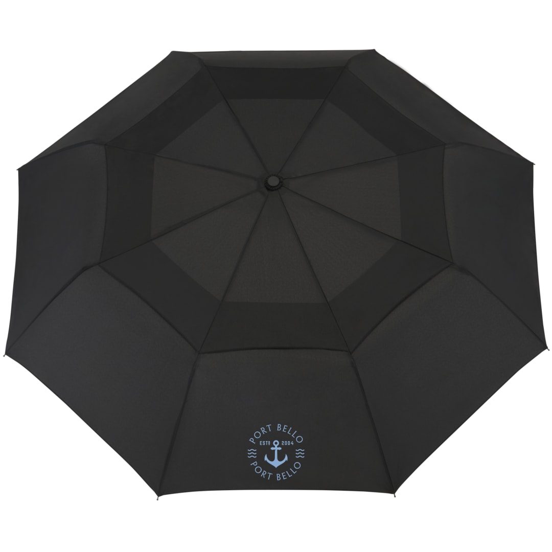 46" Recycled Auto Open Umbrella - 5050-02 Black