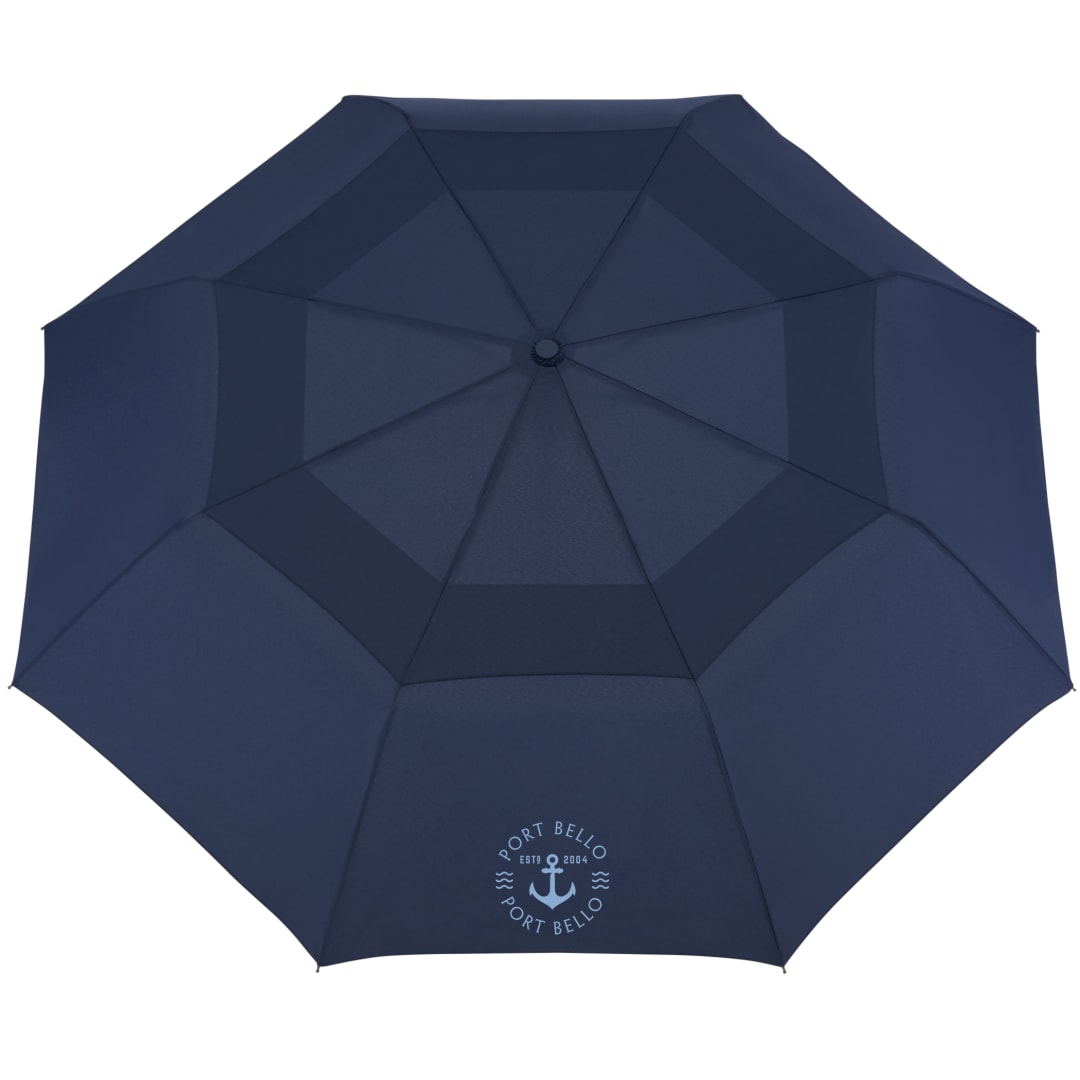 46" Recycled Auto Open Umbrella - 5050-02 Blue