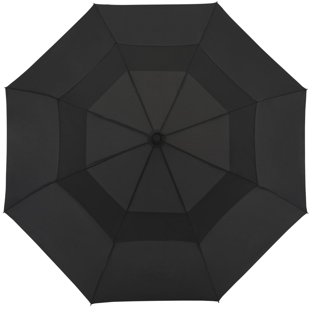 46" Recycled Auto Open Umbrella - 5050-02 Black