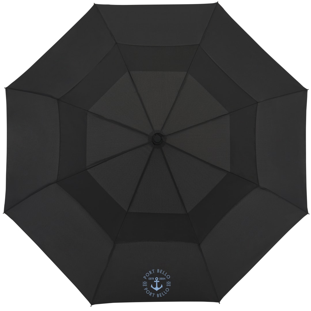 46" Recycled Auto Open Umbrella - 5050-02 Black
