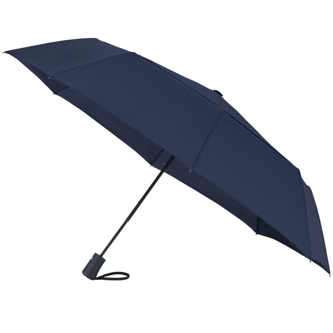 46" Recycled Auto Open Umbrella - 5050-02 Blue