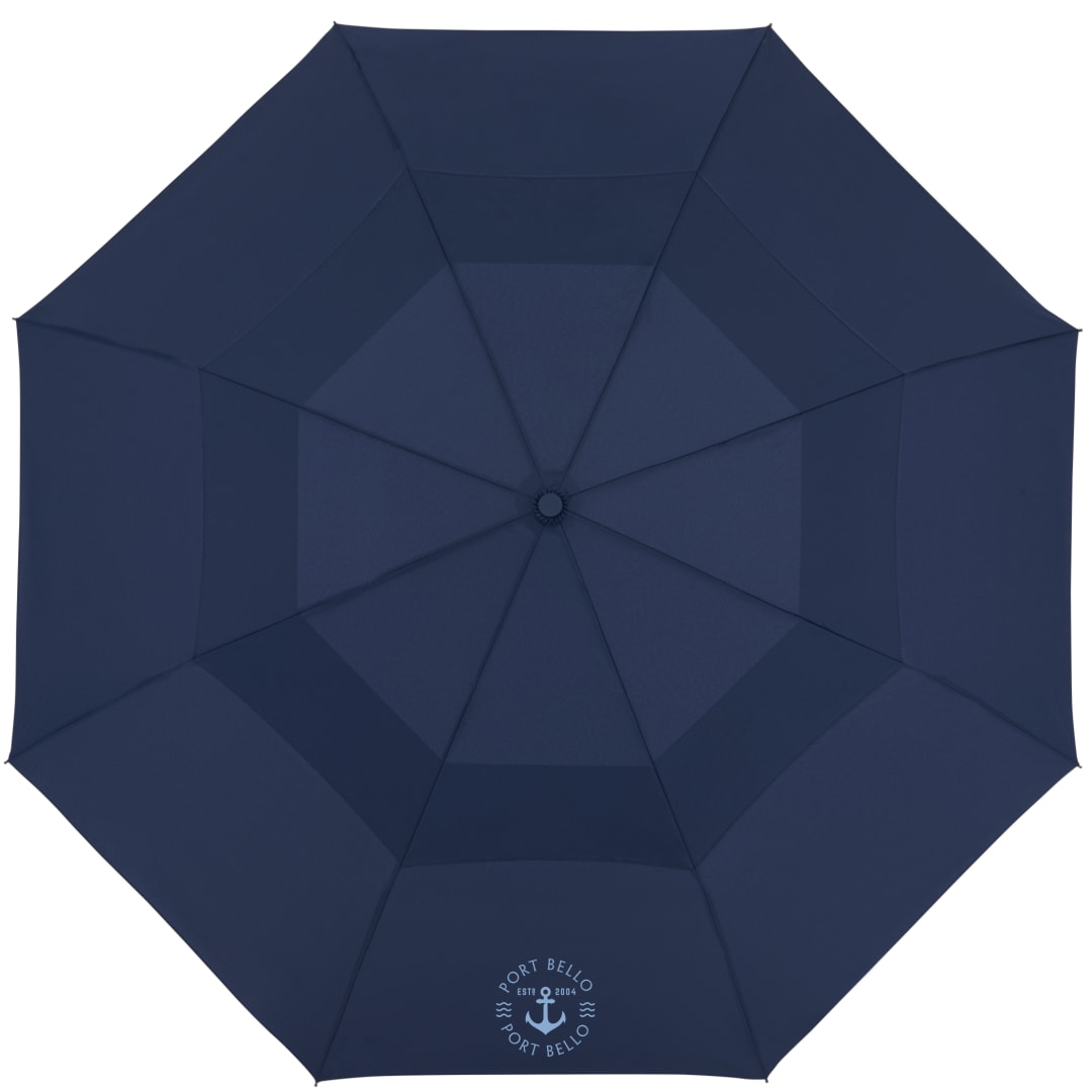 46" Recycled Auto Open Umbrella - 5050-02 Blue