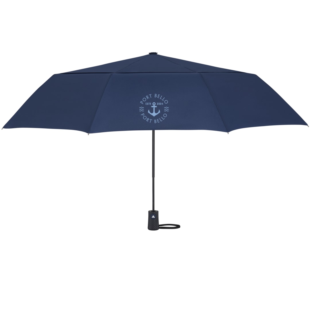 46" Recycled Auto Open Umbrella - 5050-02 Blue