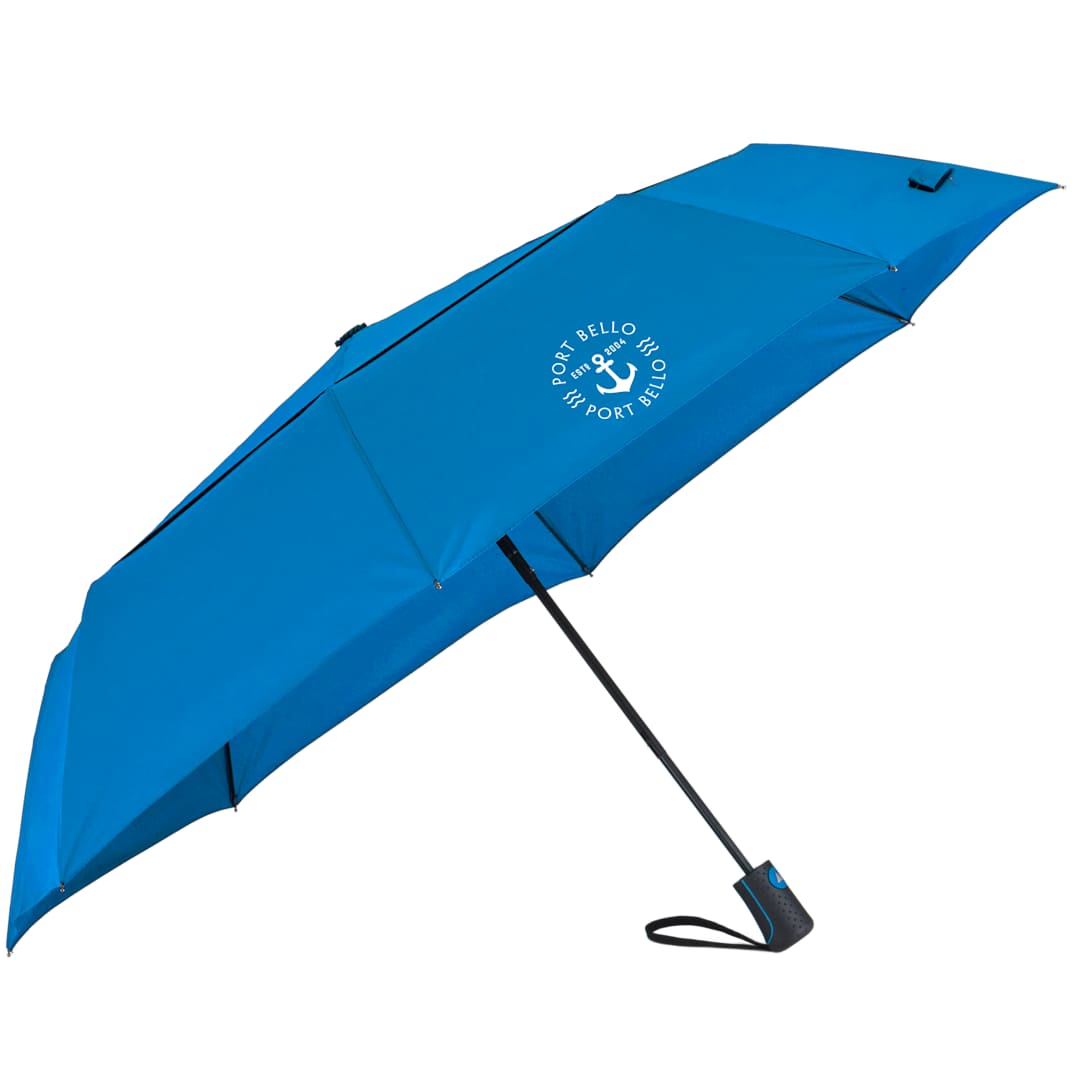 46" Recycled Auto Open Umbrella - 5050-02 Blue