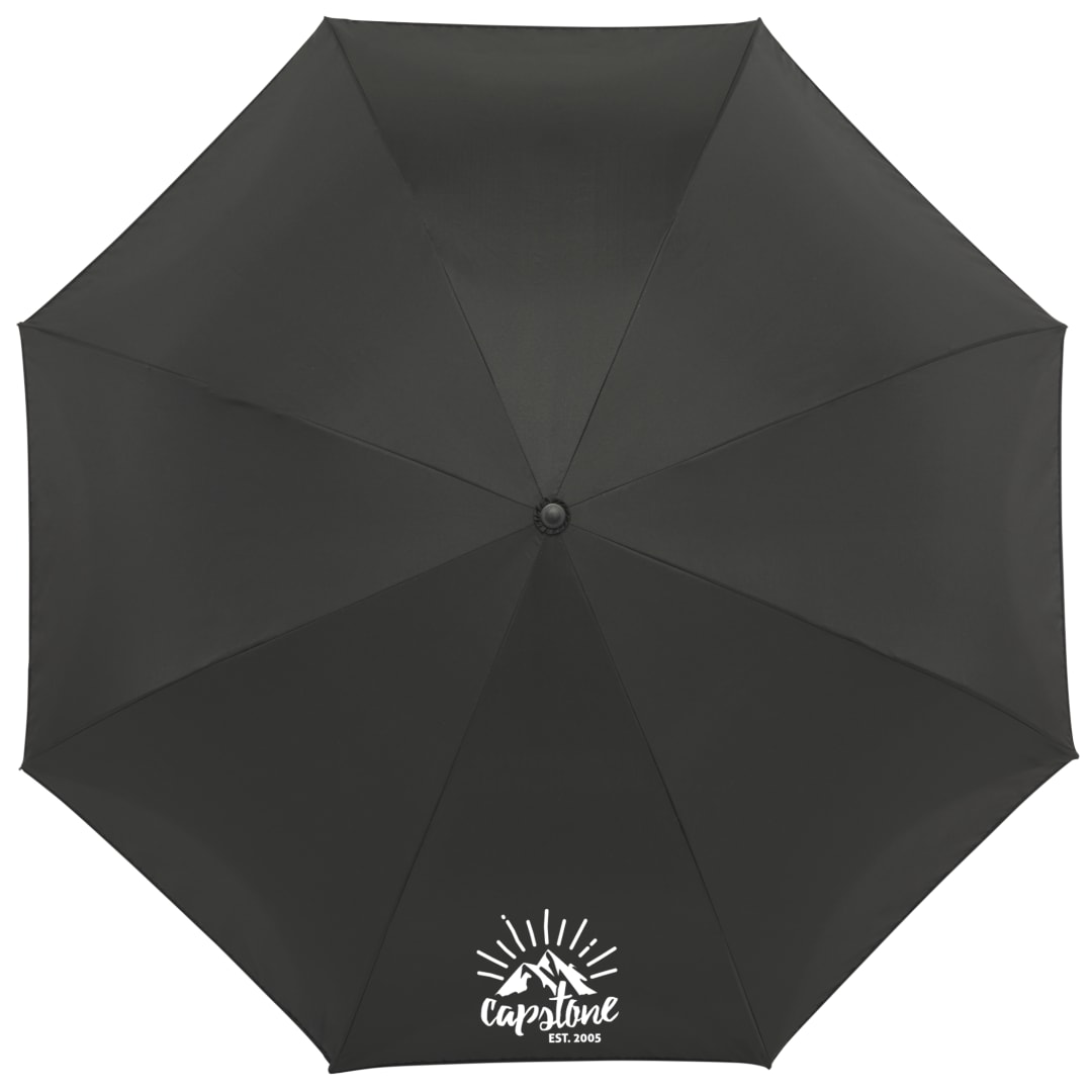 48" Recycled Manual Inversion Umbrella - 5050-03 Black