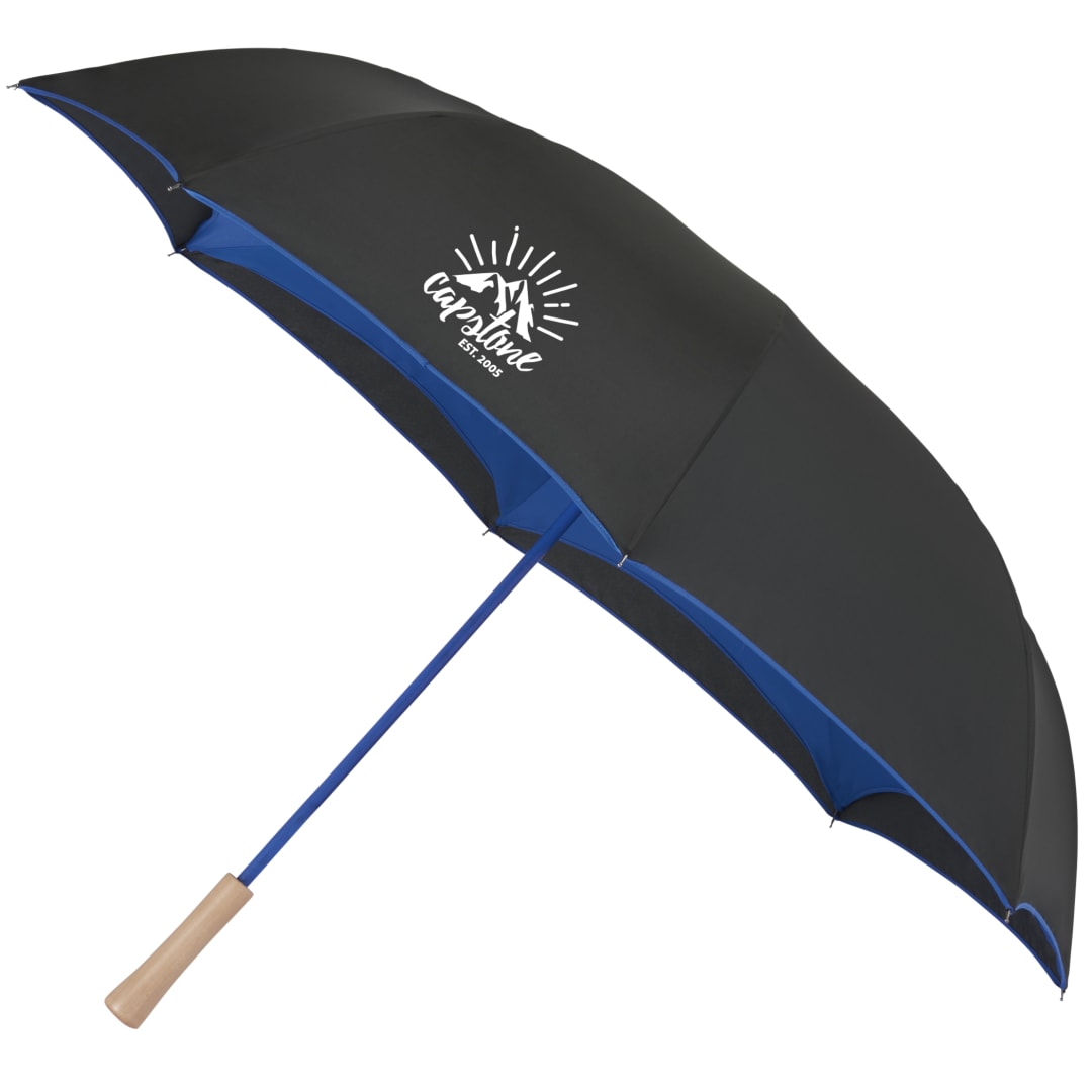 48" Recycled Manual Inversion Umbrella - 5050-03 Blue