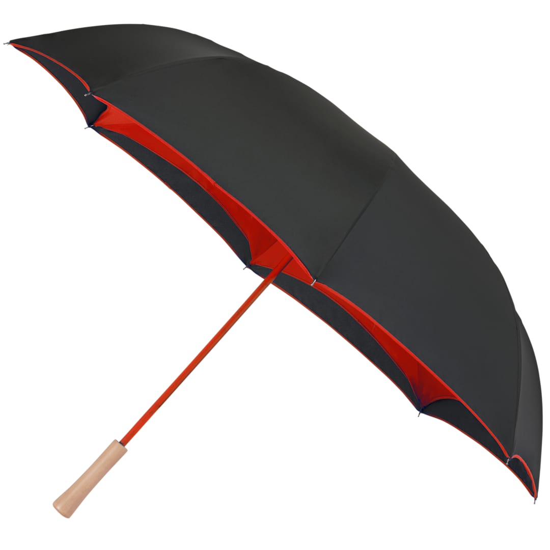 48" Recycled Manual Inversion Umbrella - 5050-03 Red