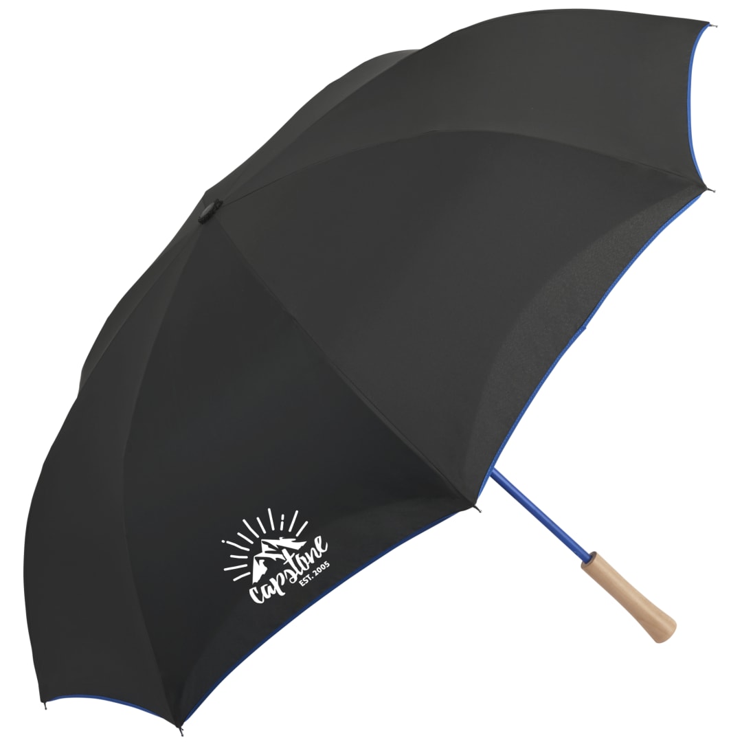 48" Recycled Manual Inversion Umbrella - 5050-03 Blue