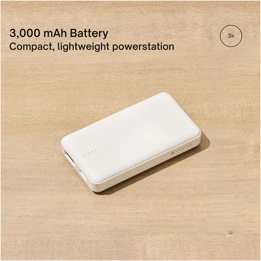 mophie mophie® 3000 mAh Power Bank - 7124-25 White