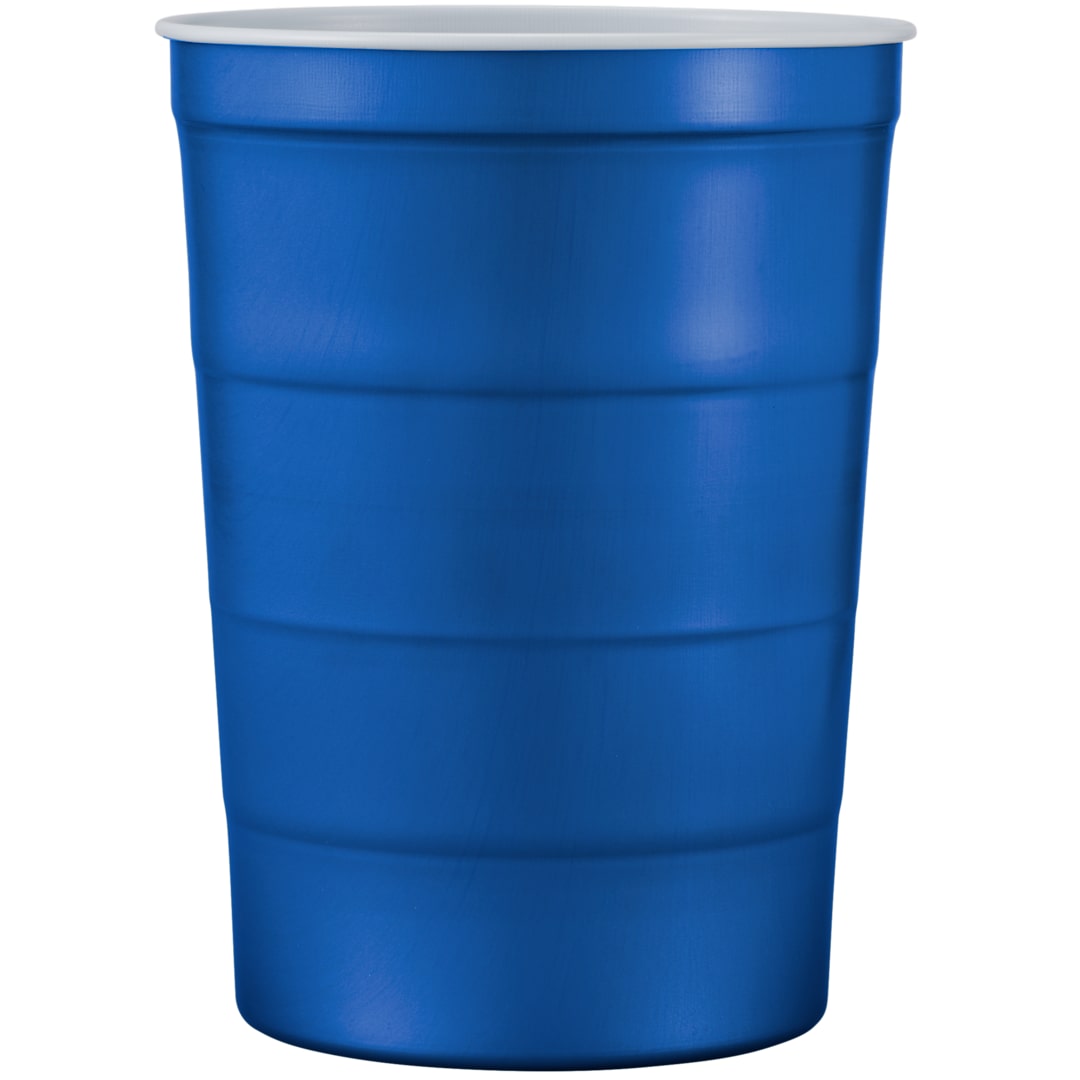 Steel Chill-Cups Recyclable Steel Chill-Cups™ 16oz - SM-6328 Blue
