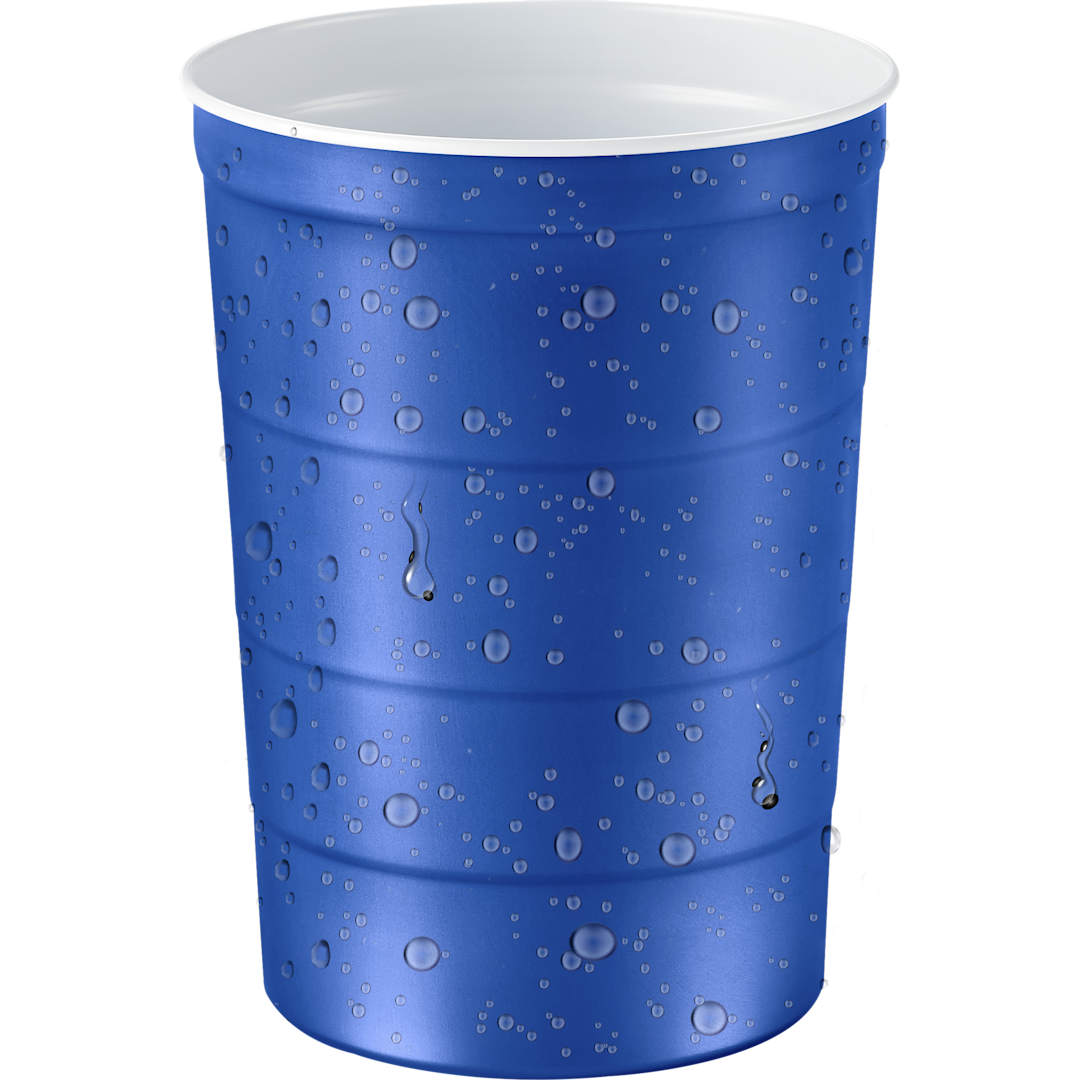 Steel Chill-Cups Recyclable Steel Chill-Cups™ 16oz - SM-6328 Blue