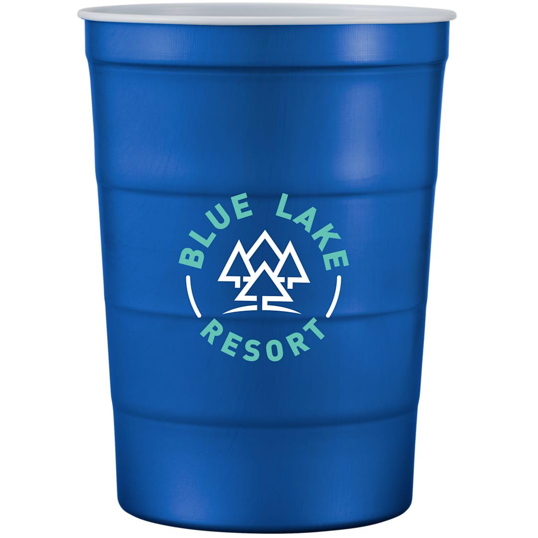 Steel Chill-Cups Recyclable Steel Chill-Cups™ 16oz - SM-6328 Blue