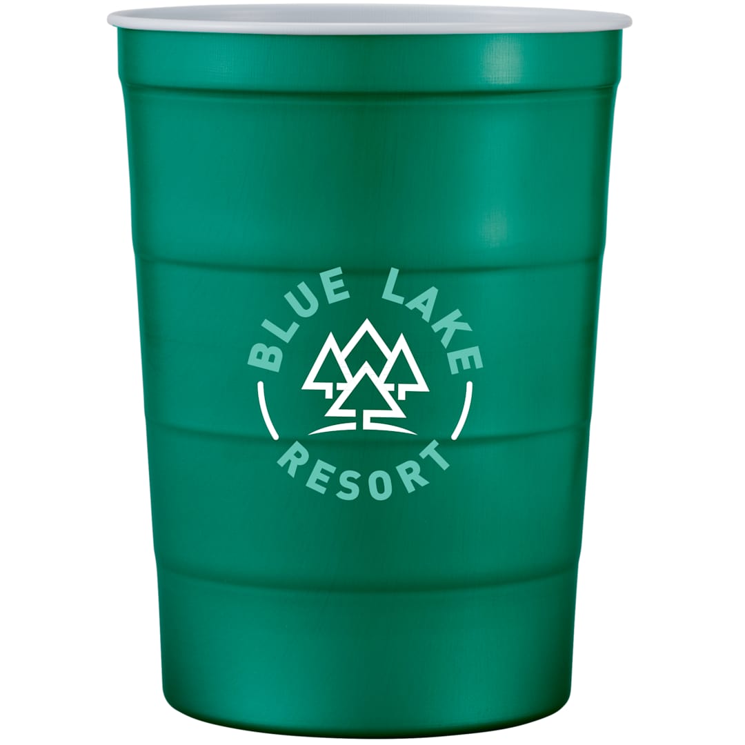 Steel Chill-Cups Recyclable Steel Chill-Cups™ 16oz - SM-6328 Green