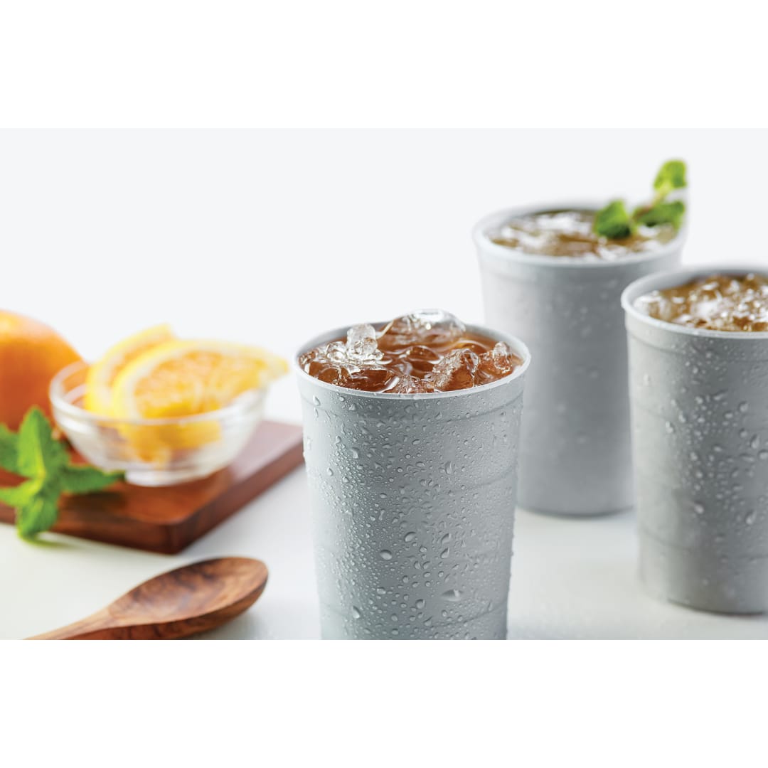 Steel Chill-Cups Recyclable Steel Chill-Cups™ 16oz - SM-6328 Gray