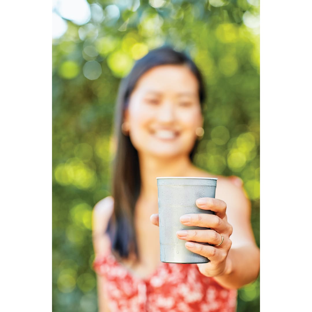 Steel Chill-Cups Recyclable Steel Chill-Cups™ 16oz - SM-6328 Gray