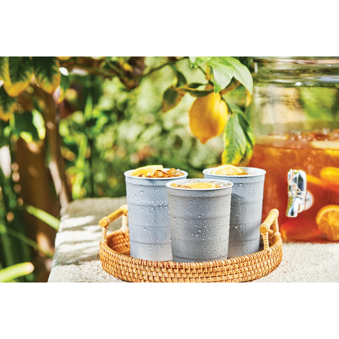 Steel Chill-Cups Recyclable Steel Chill-Cups™ 16oz - SM-6328 Gray