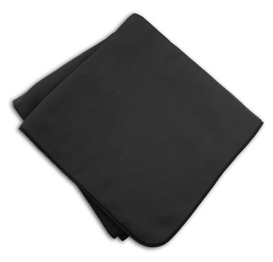 Attraction® 100083U – Couverture en laine polaire BLACK
