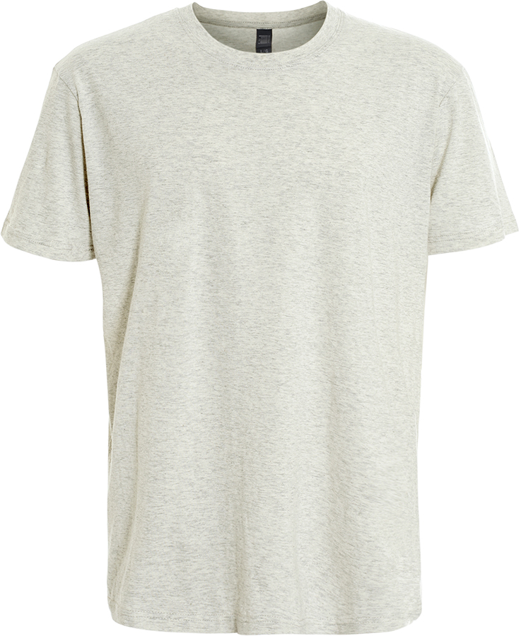 Attraction® 100219U – T-shirt col rond unisexe OATMEAL