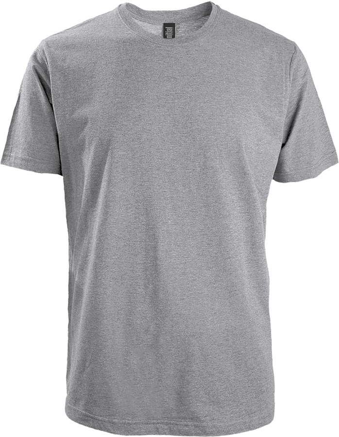 Attraction® 100219U – T-shirt col rond unisexe SPORT GREY