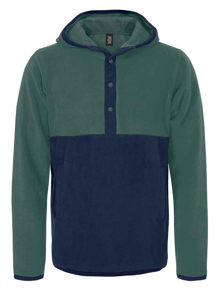 Attraction® 100364U – Chandail à capuchon boutonné 1/4 – unisexe SPRUCE - NAVY - NAVY