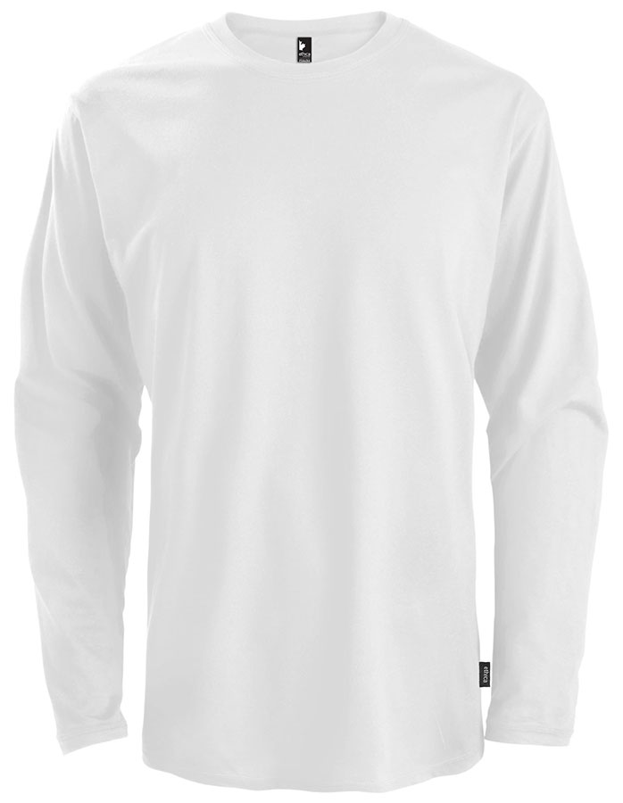 Attraction® 100387U - Unisex long sleeve t-shirt WHITE
