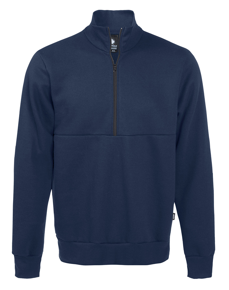 Attraction® 100420U - Quarter-zip sweater - unisex NAVY