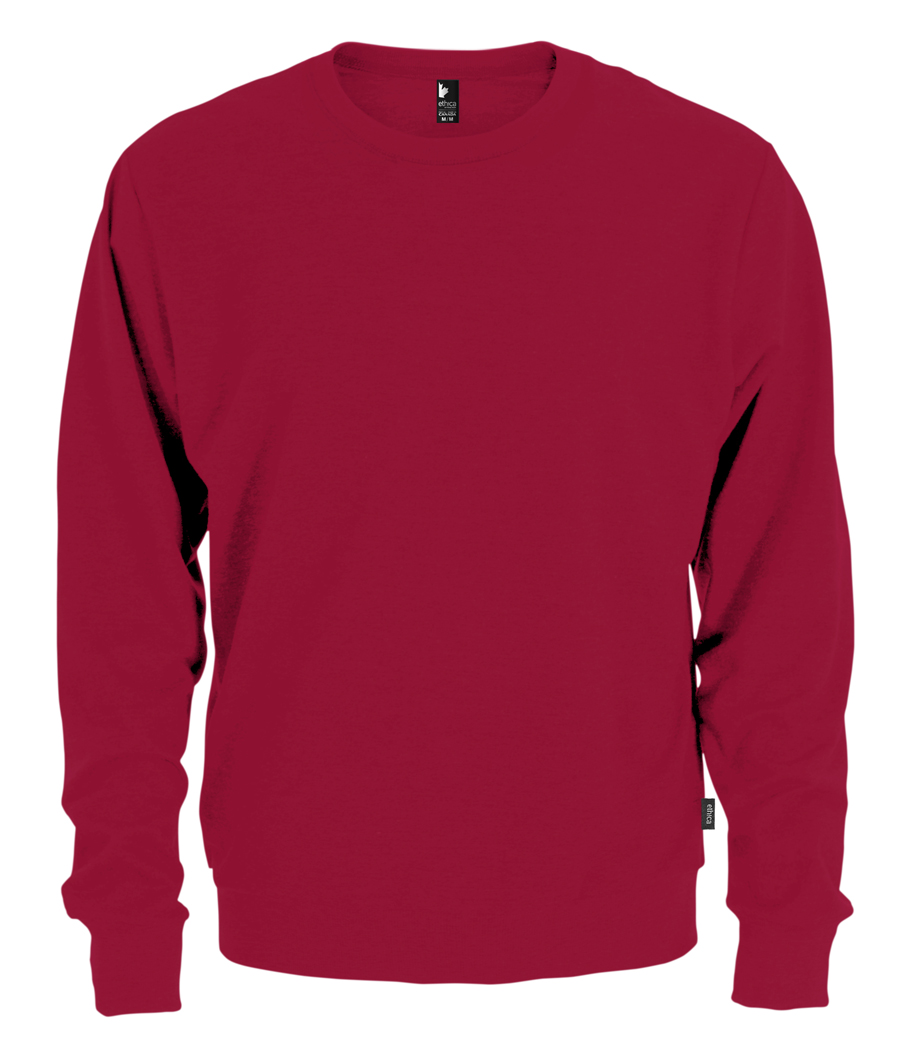 Attraction® 100502U - Unisex Crewneck sweatshirt RED