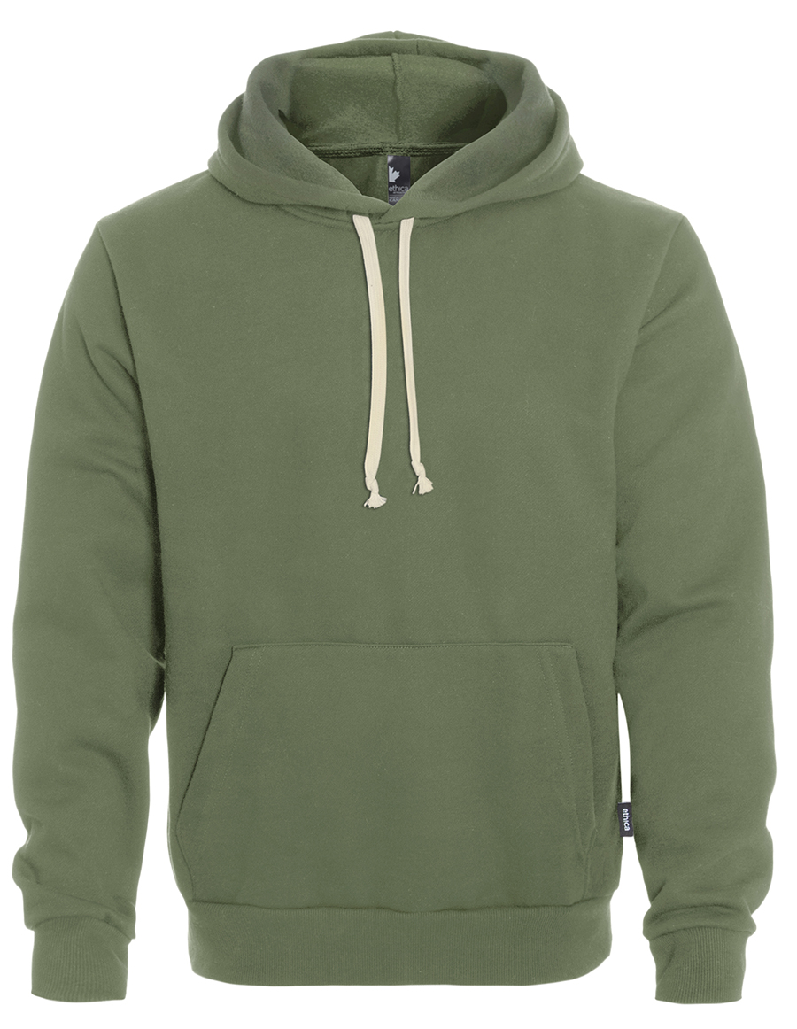 Attraction® 100515U - Unisex hooded sweatshirt ARMY GREEN